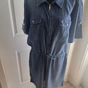 Tommy Hilfiger Blue Denim Jumpsuit